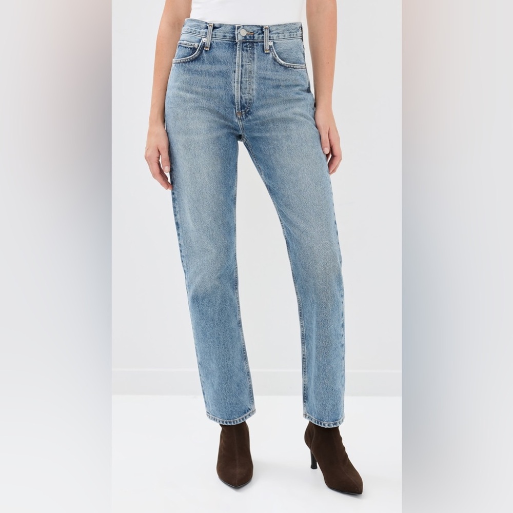AGOLDE 90s Pinch Waist High Rise Straight Jeans - Size 23